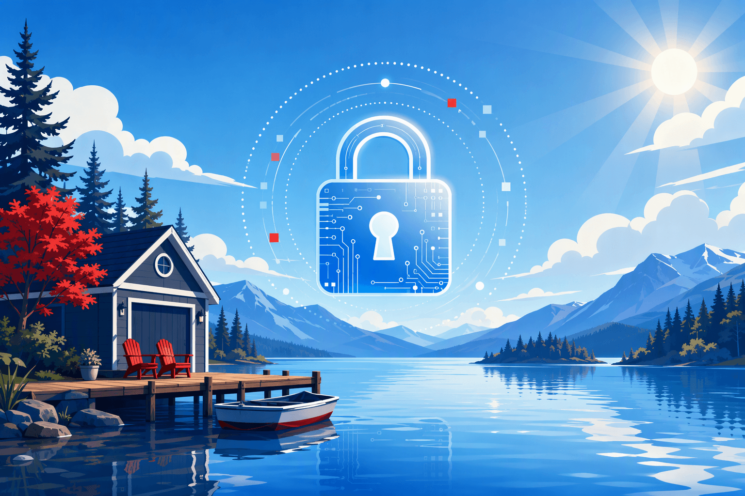 Digital privacy protection - illustration, Jake Team LLC