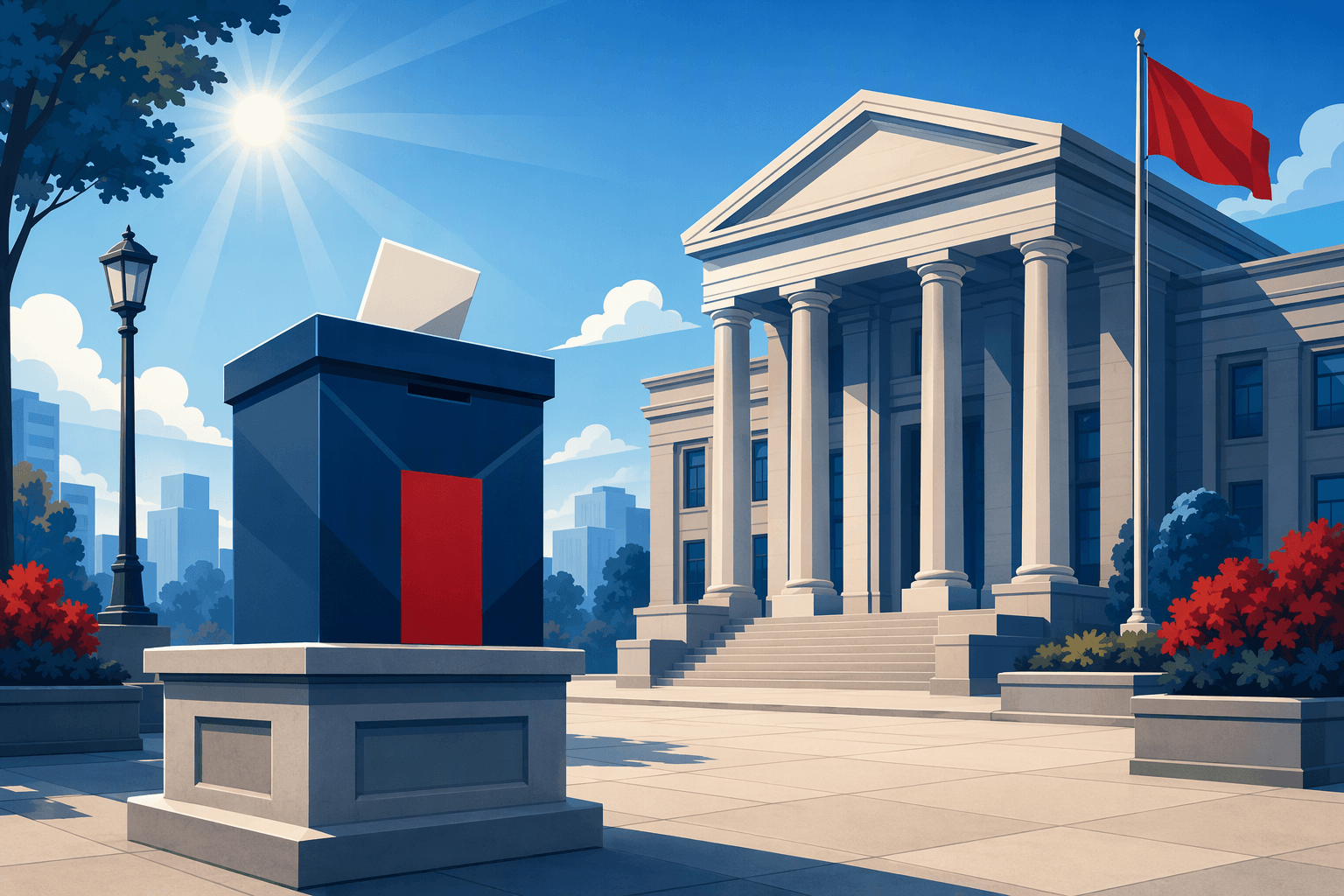 Voter registration - illustration, Jake Team LLC