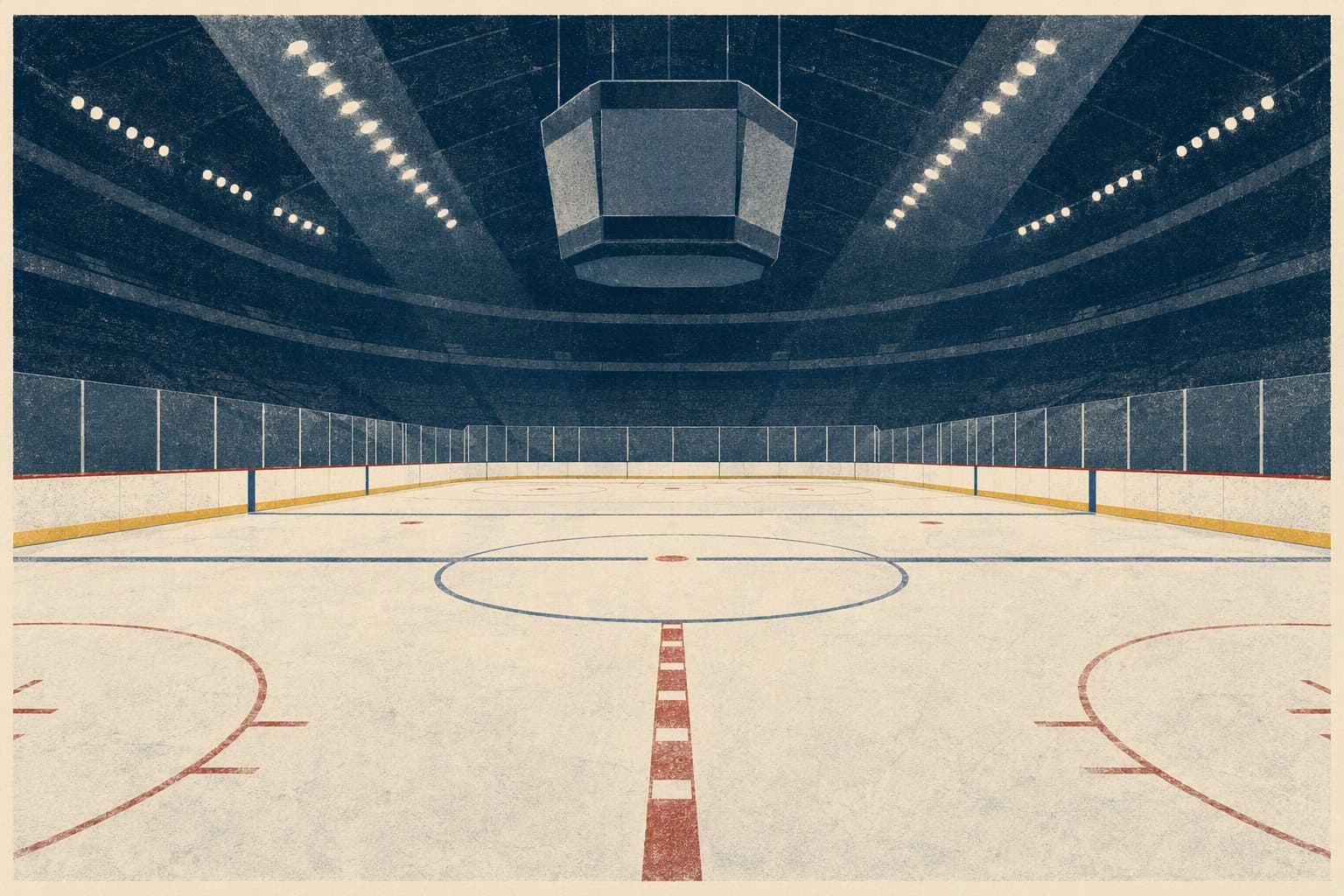 hockey arena mood - illustration, Jake Team LLC