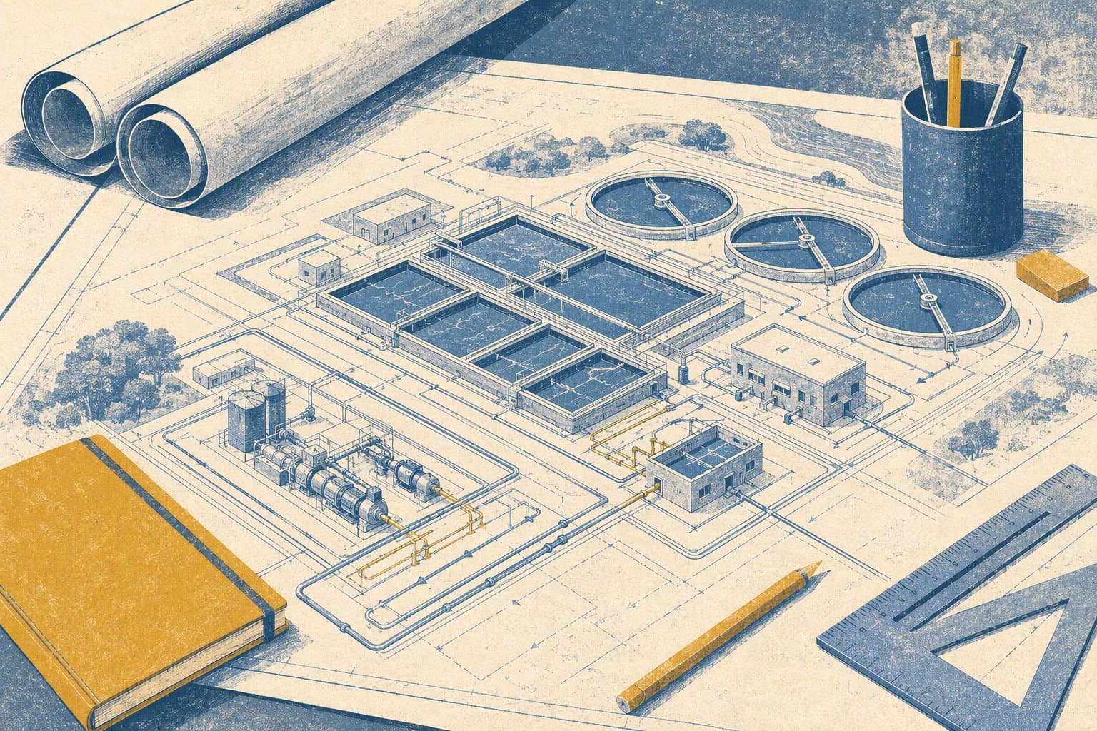 storm infrastructure plan - illustration, Jake Team LLC