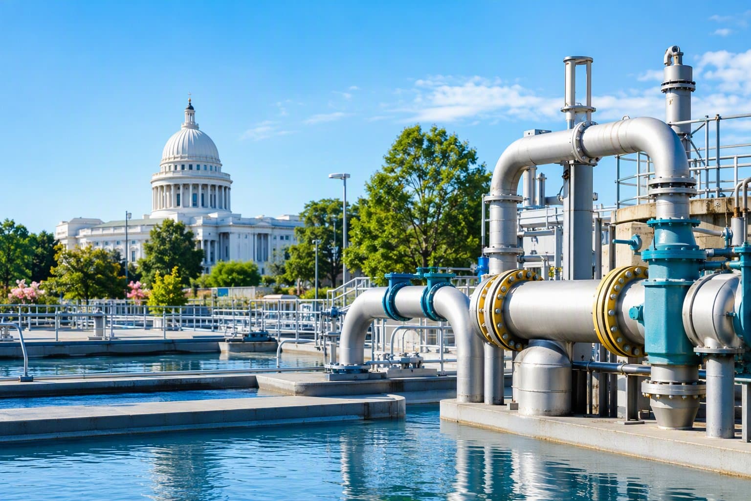 Water Infrastructure - illustration, Jake Team LLC
