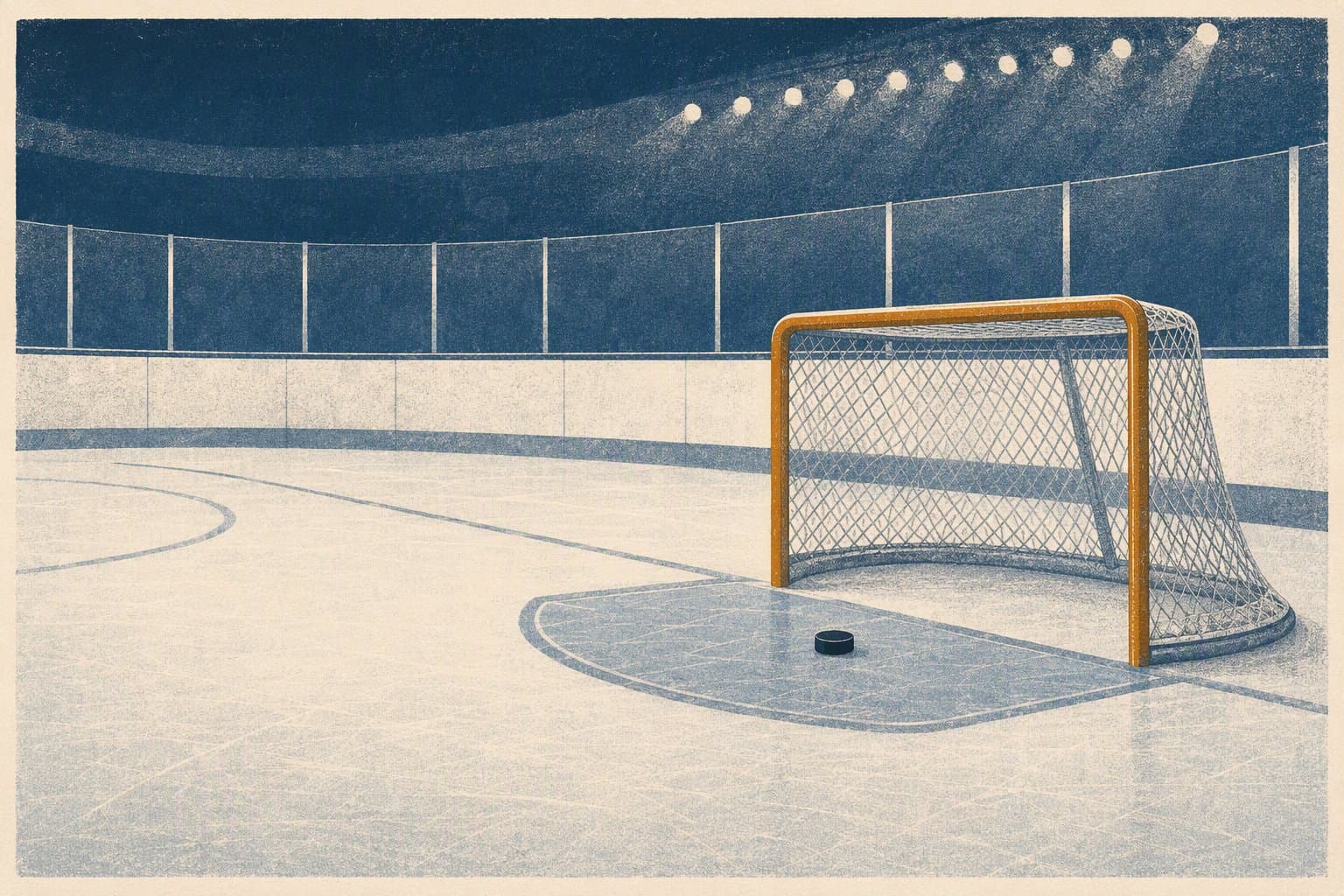 Hockey Shootout - illustration, Jake Team LLC