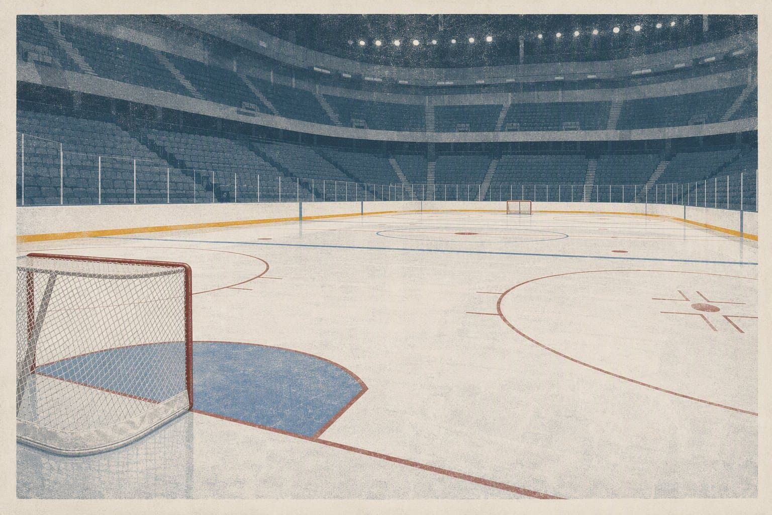 Empty ice rink - illustration, Jake Team LLC