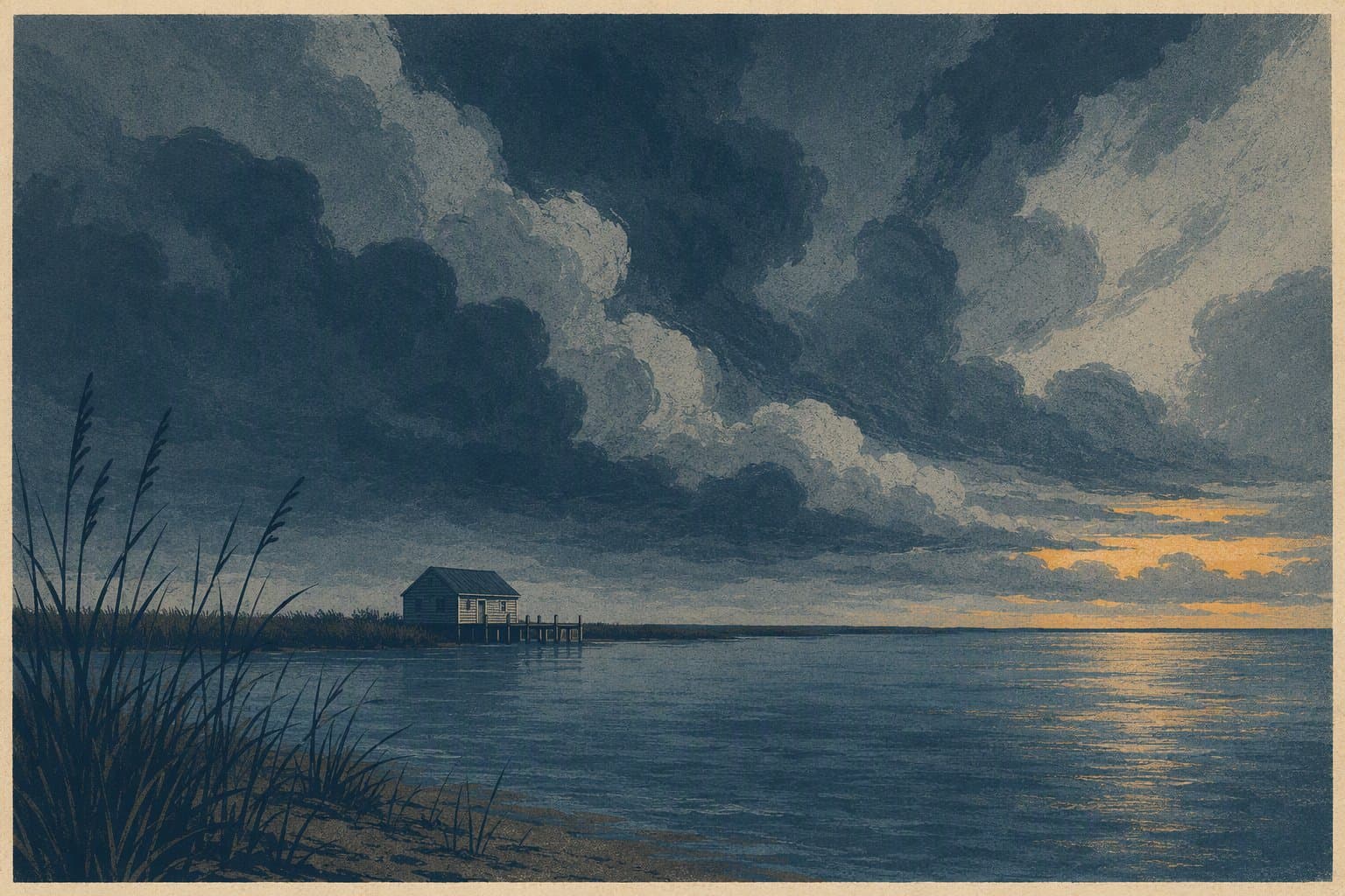 Gulf Coast Hurricane - illustration, Jake Team LLC