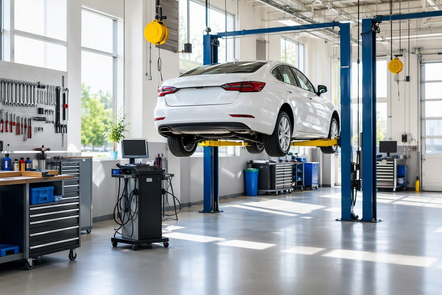 automotive reconditioning center - illustration, Jake Team LLC