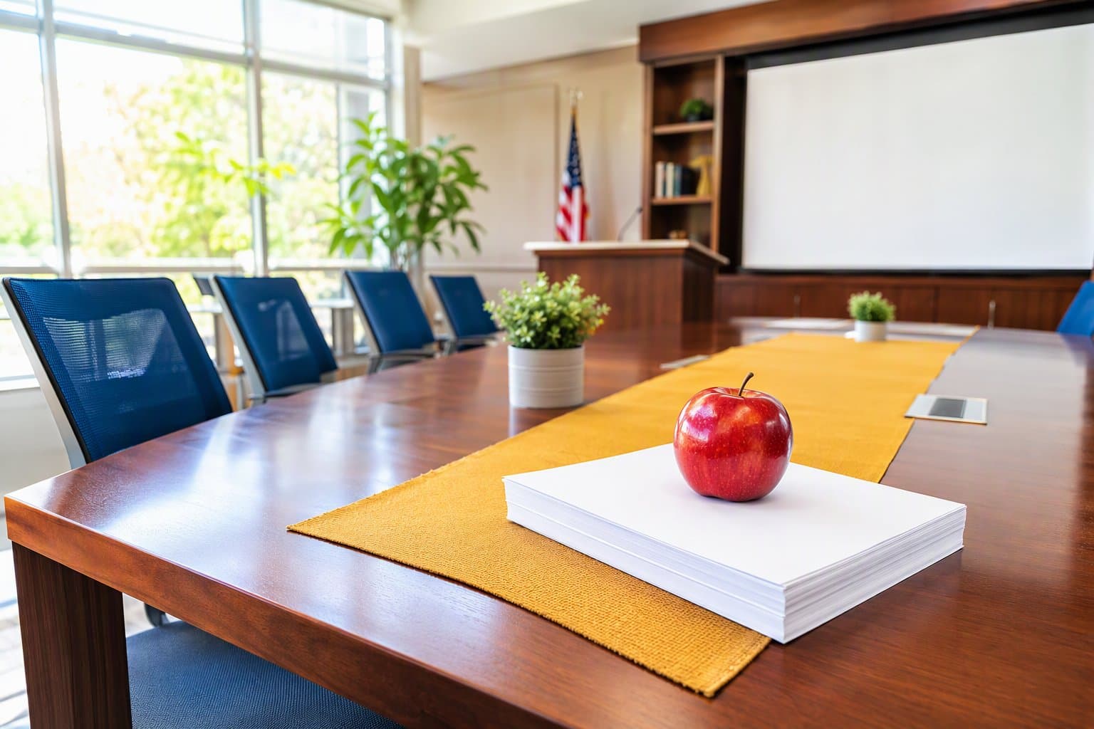School Board Meeting - illustration, Jake Team LLC