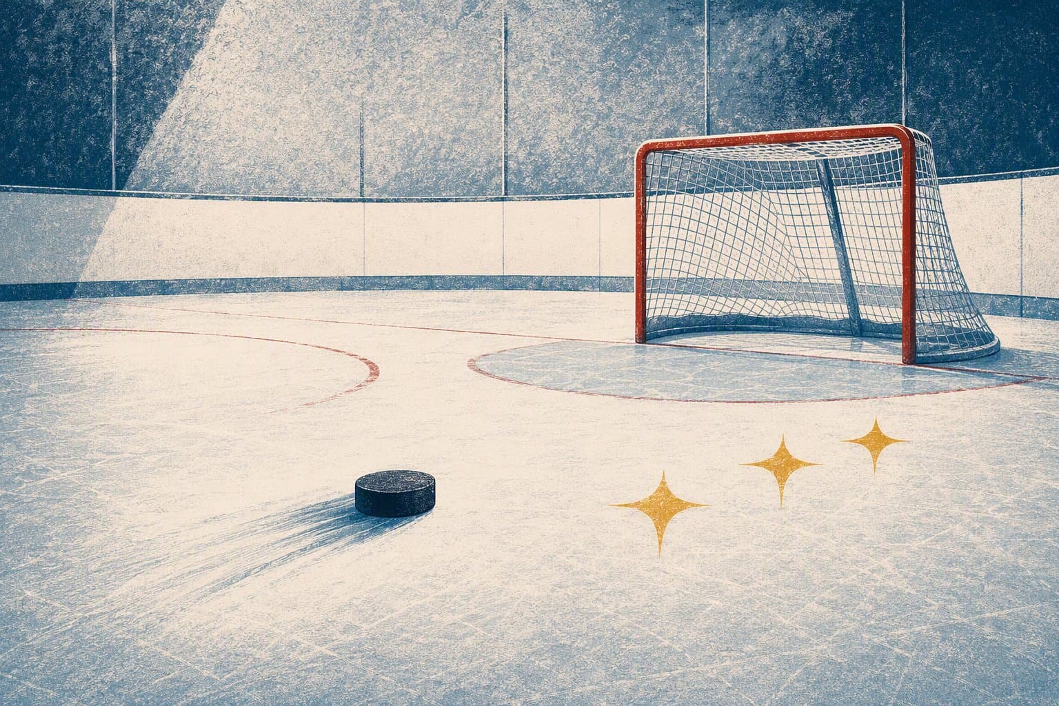 Hockey Hat Trick - illustration, Jake Team LLC