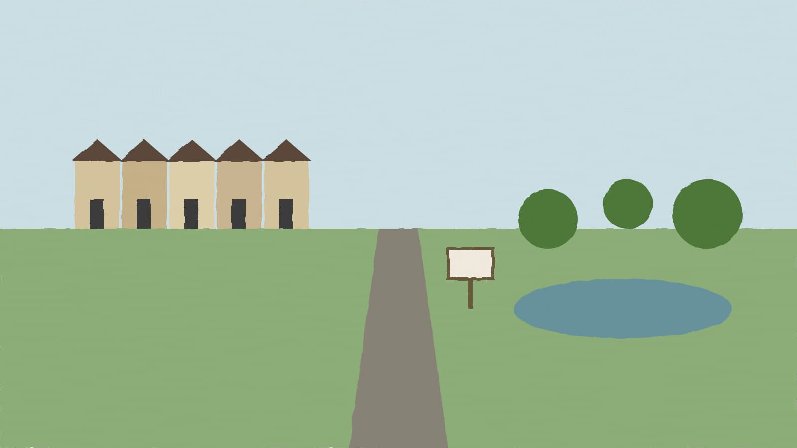 Townhomes near wetlands - illustration, Jake Team LLC