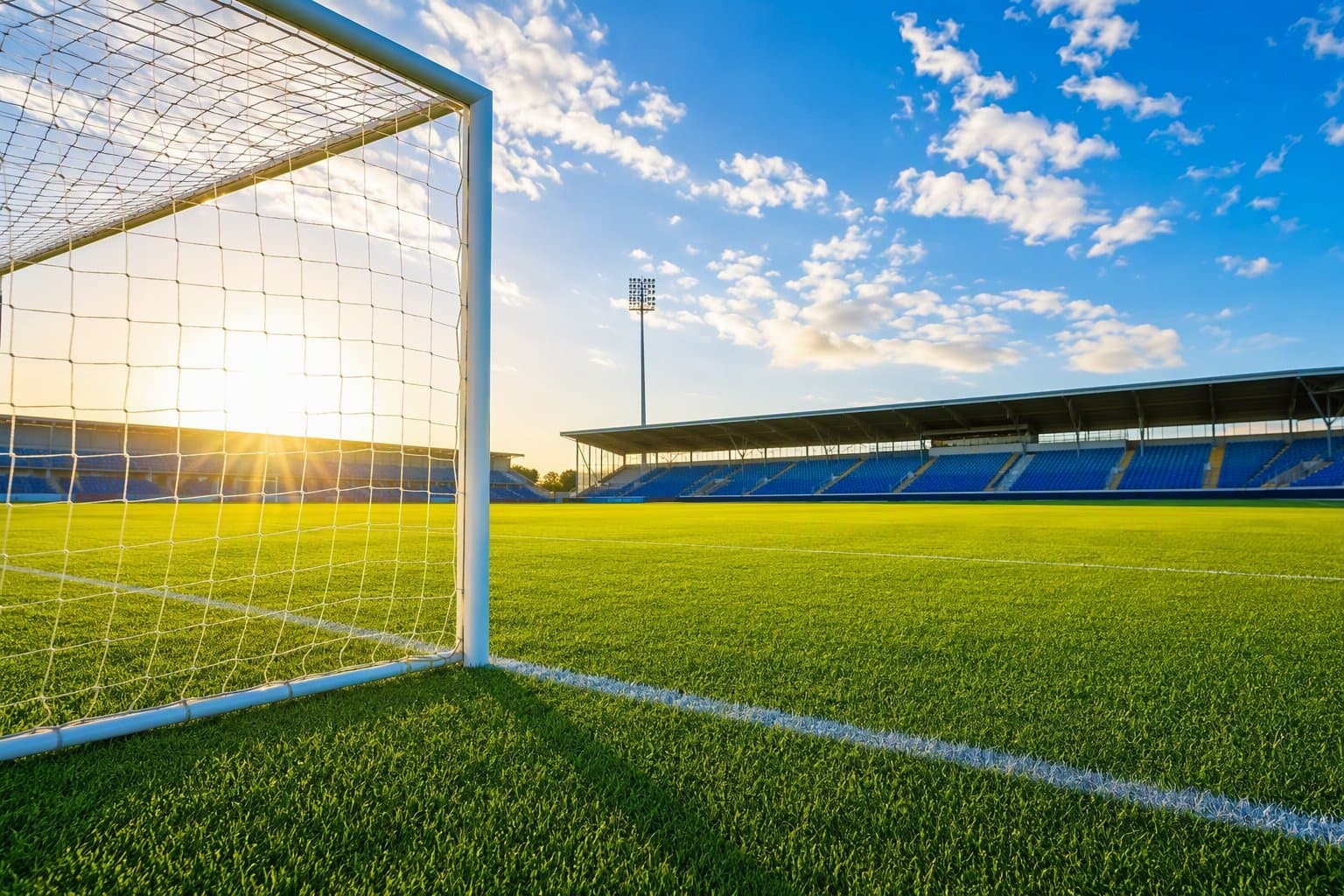 Soccer stadium goals - illustration, Jake Team LLC