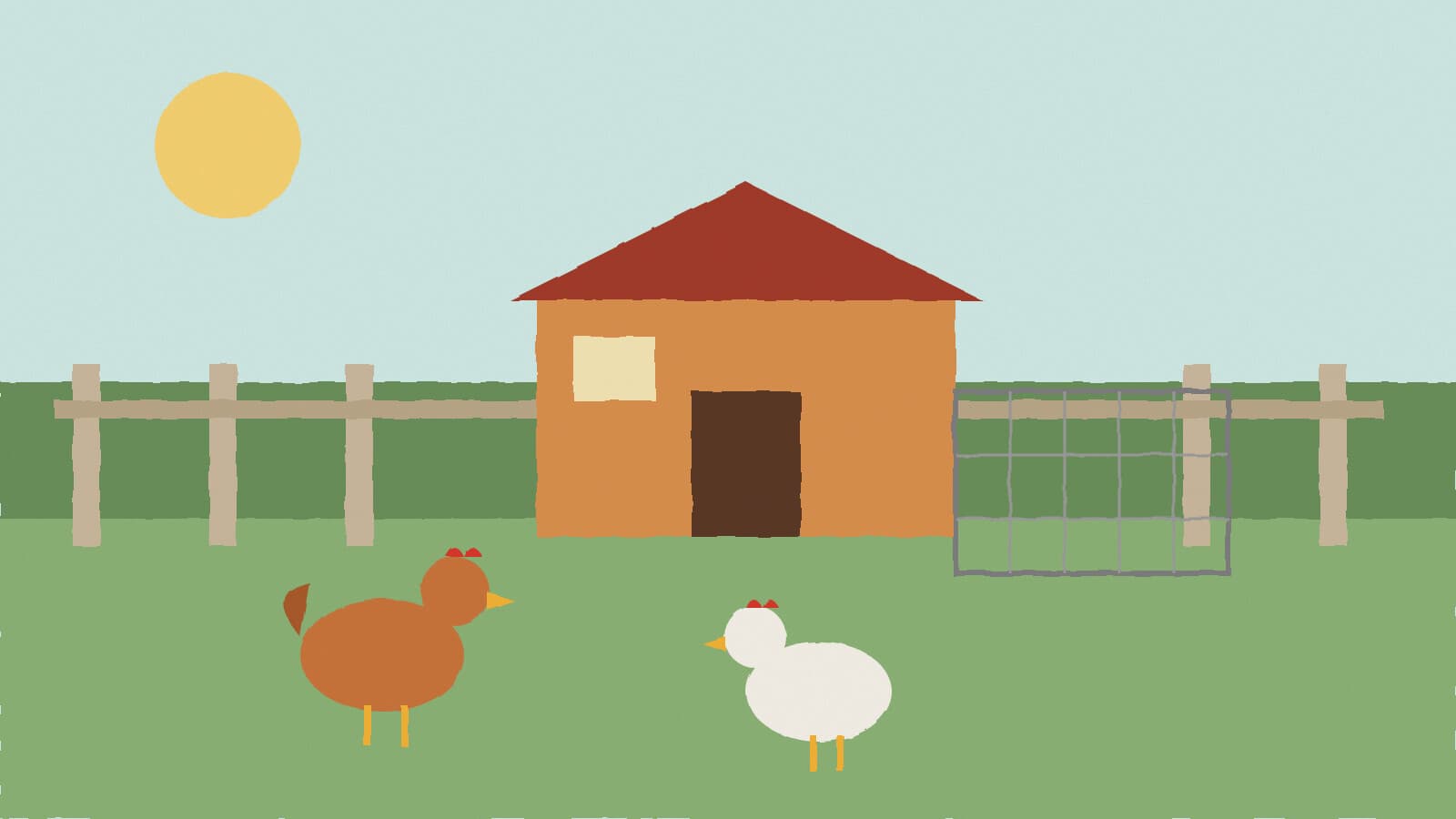 Backyard hen coop - illustration, Jake Team LLC